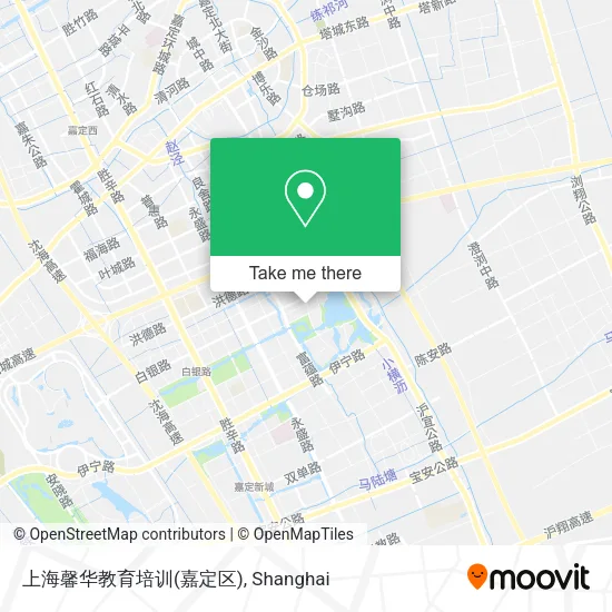 上海馨华教育培训(嘉定区) map