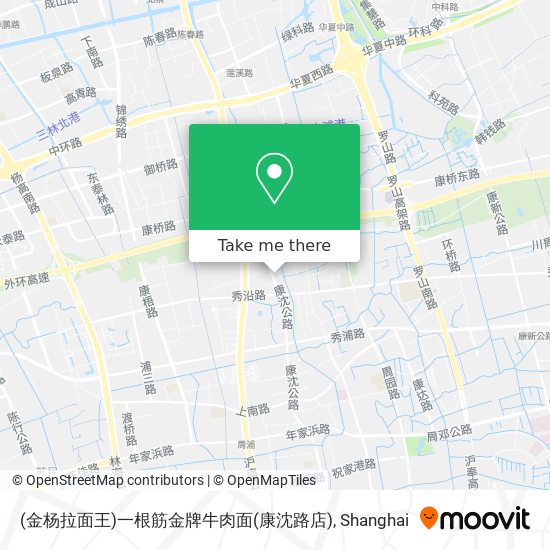 (金杨拉面王)一根筋金牌牛肉面(康沈路店) map