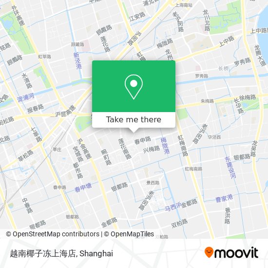 越南椰子冻上海店 map