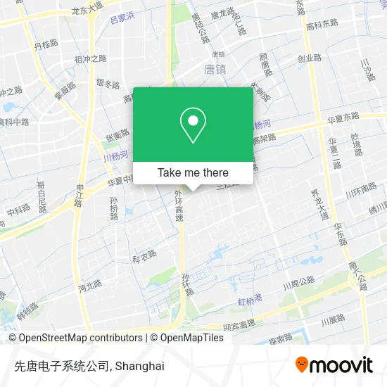 先唐电子系统公司 map