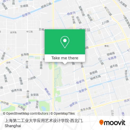 上海第二工业大学应用艺术设计学院-西北门 map