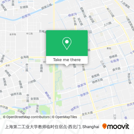 上海第二工业大学教师临时住宿点-西北门 map