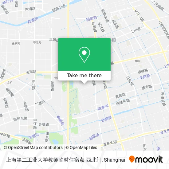上海第二工业大学教师临时住宿点-西北门 map