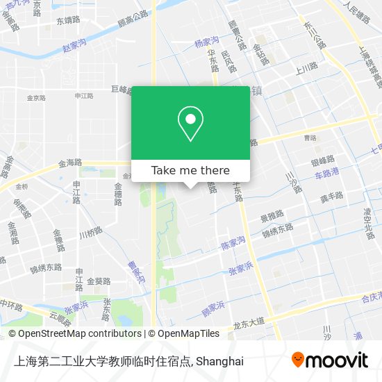上海第二工业大学教师临时住宿点 map