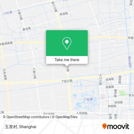五星村 map