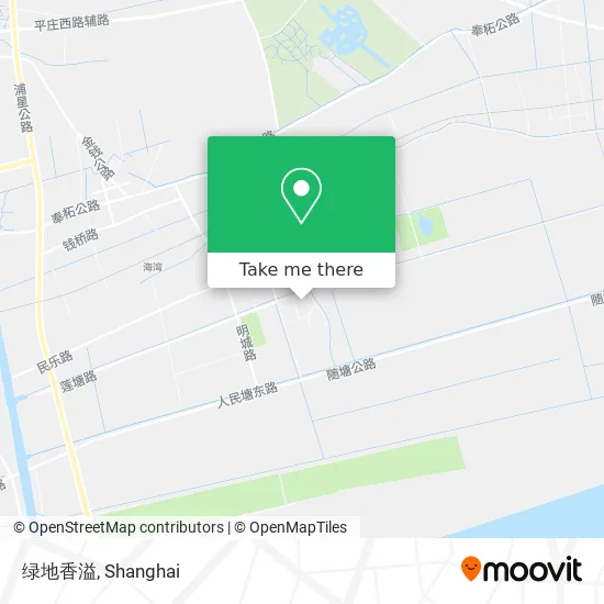 绿地香溢 map