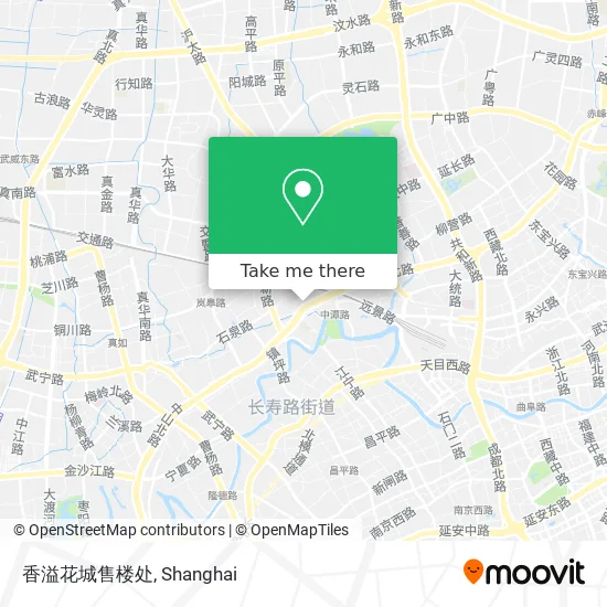 香溢花城售楼处 map