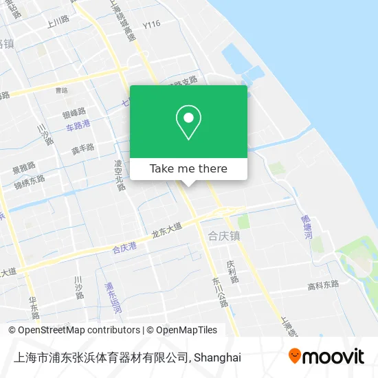 上海市浦东张浜体育器材有限公司 map