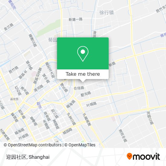 迎园社区 map