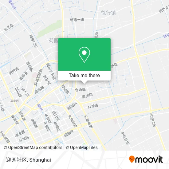 迎园社区 map