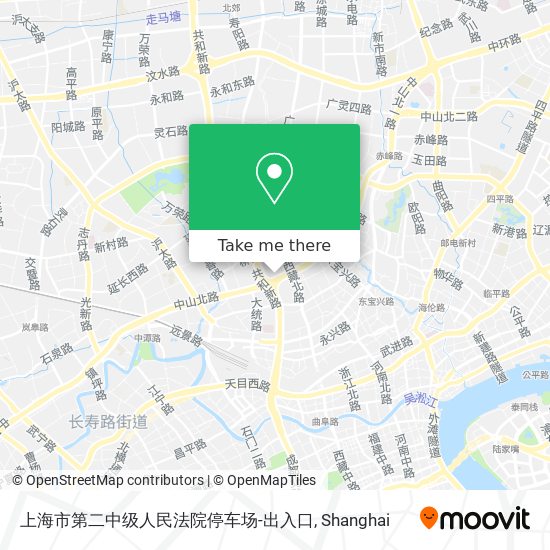 上海市第二中级人民法院停车场-出入口 map