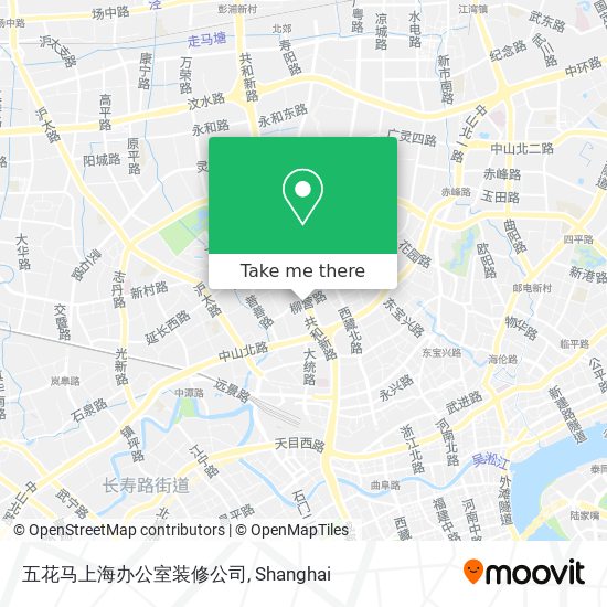 五花马上海办公室装修公司 map