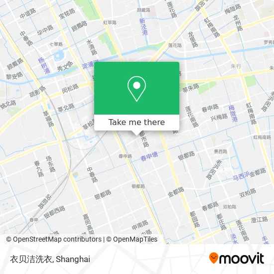 衣贝洁洗衣 map
