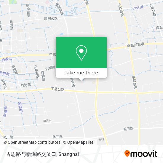 古恩路与新泽路交叉口 map