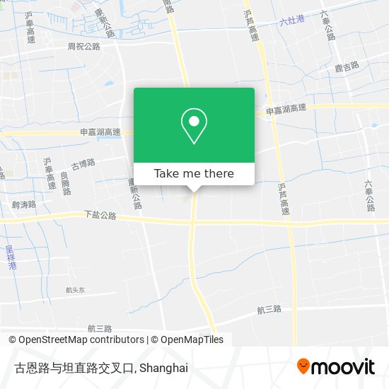 古恩路与坦直路交叉口 map