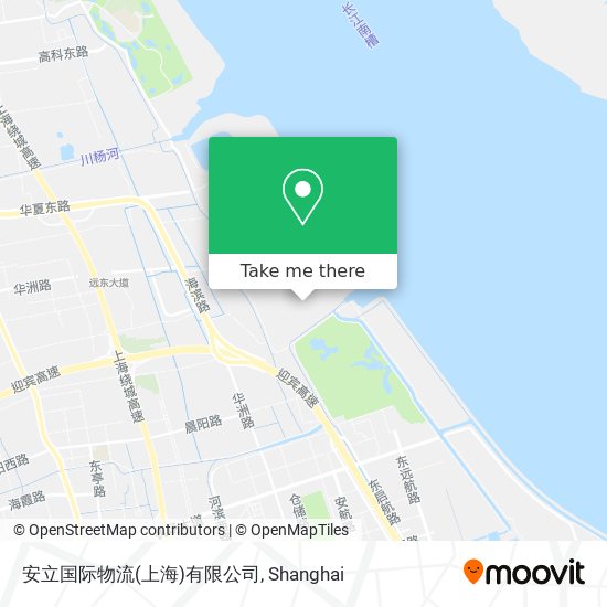 安立国际物流(上海)有限公司 map