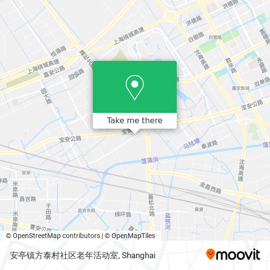 安亭镇方泰村社区老年活动室 map