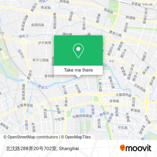 北沈路288弄20号702室 map