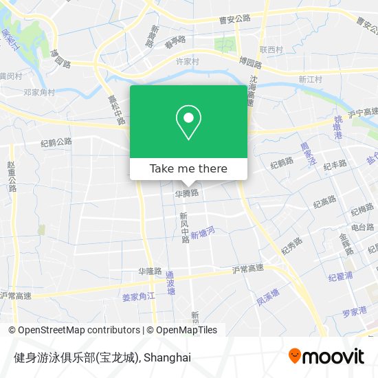 健身游泳俱乐部(宝龙城) map