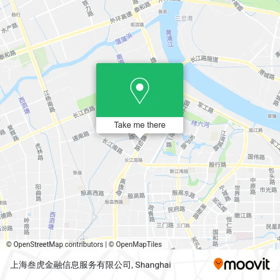 上海叁虎金融信息服务有限公司 map