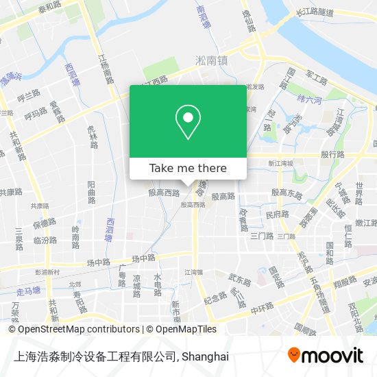 上海浩淼制冷设备工程有限公司 map