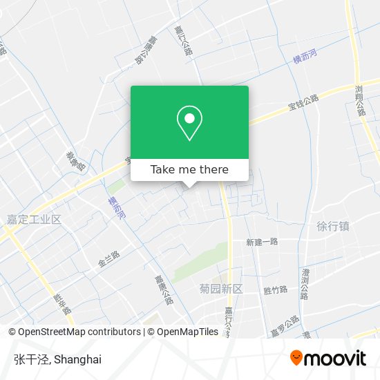 张干泾 map
