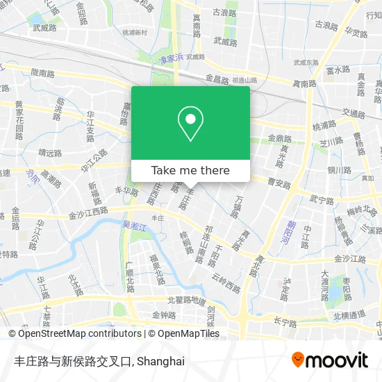 丰庄路与新侯路交叉口 map