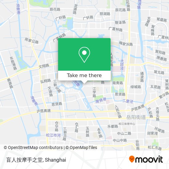 盲人按摩手之堂 map