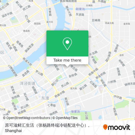 原可滋鲜汇生活（张杨路终端冷链配送中心） map