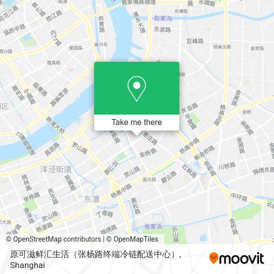 原可滋鲜汇生活（张杨路终端冷链配送中心） map