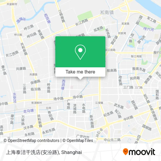 上海泰洁干洗店(安汾路) map