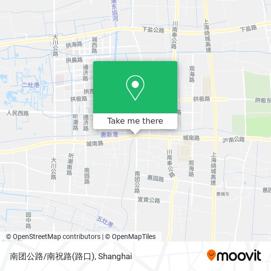 南团公路/南祝路(路口) map