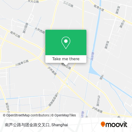 南芦公路与团金路交叉口 map