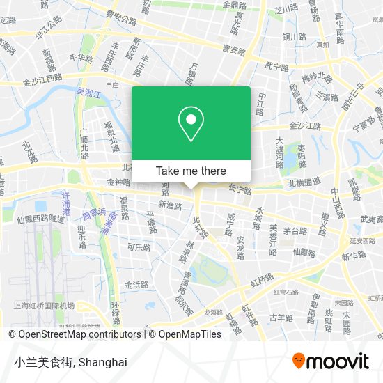 小兰美食街 map