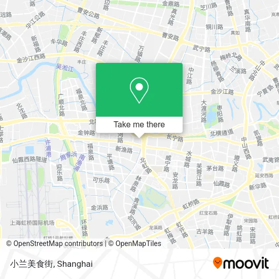 小兰美食街 map