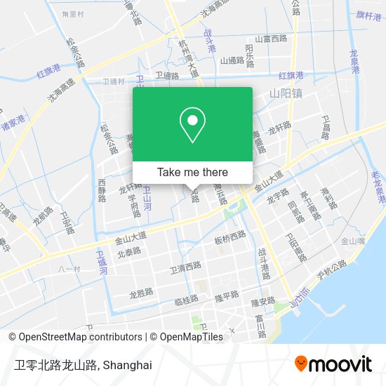 卫零北路龙山路 map