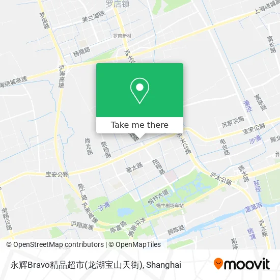 永辉Bravo精品超市(龙湖宝山天街) map