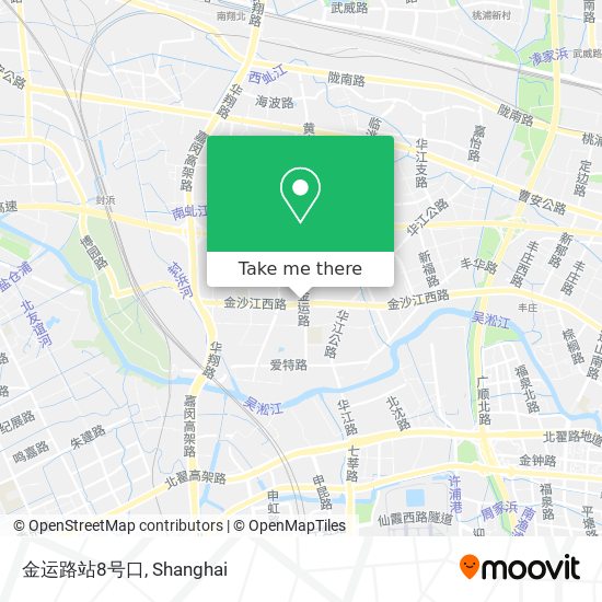 金运路站8号口 map