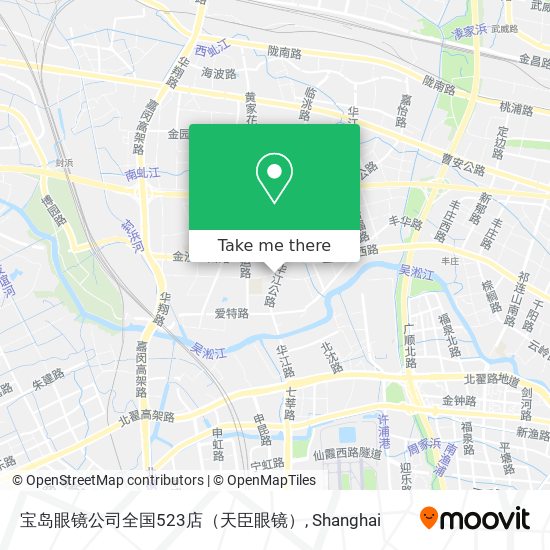 宝岛眼镜公司全国523店（天臣眼镜） map