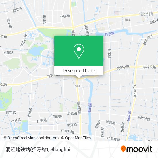 洞泾地铁站(招呼站) map