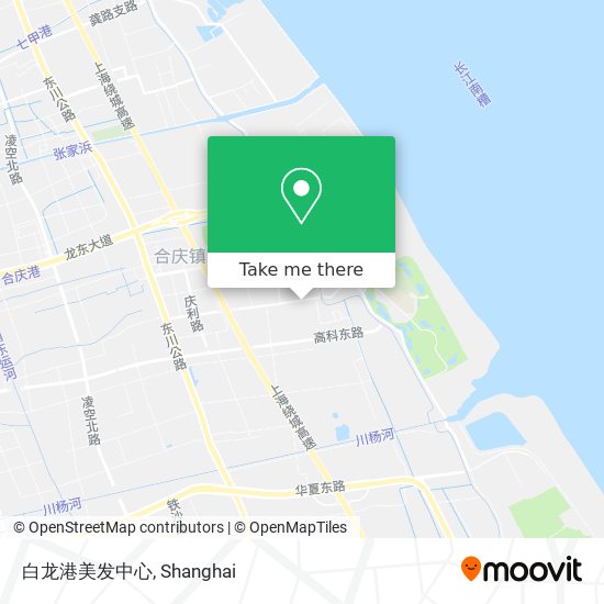白龙港美发中心 map