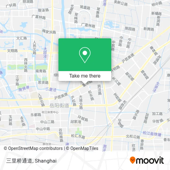 三里桥通道 map