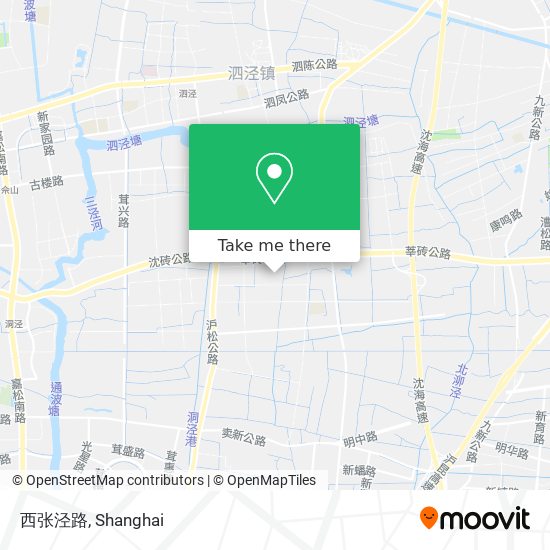 西张泾路 map