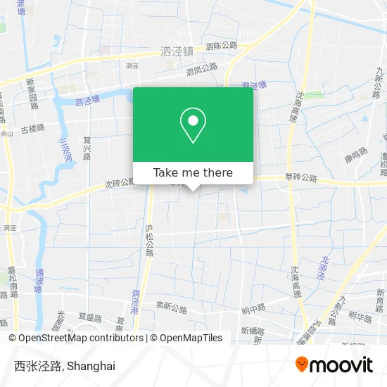 西张泾路 map