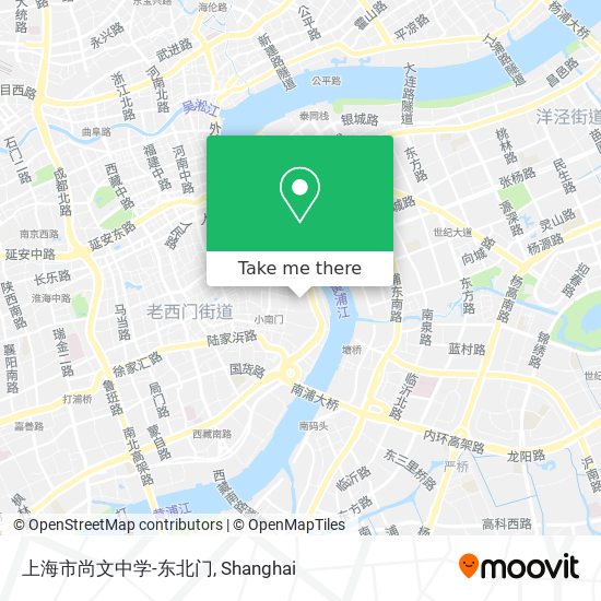 上海市尚文中学-东北门 map