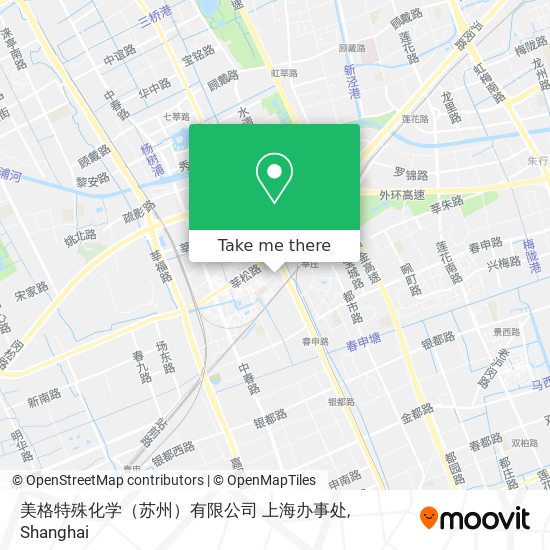 美格特殊化学（苏州）有限公司  上海办事处 map