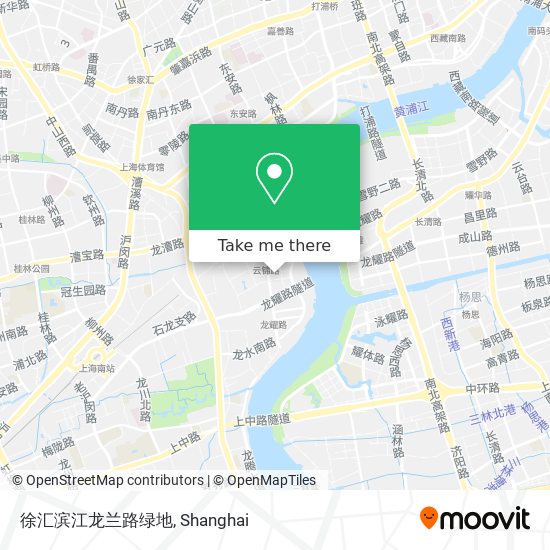 徐汇滨江龙兰路绿地 map