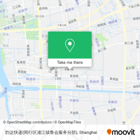 韵达快递(闵行区浦江镇鲁会服务分部) map