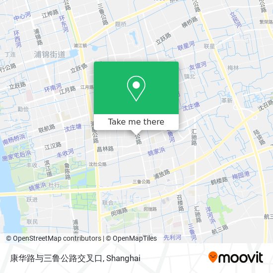 康华路与三鲁公路交叉口 map