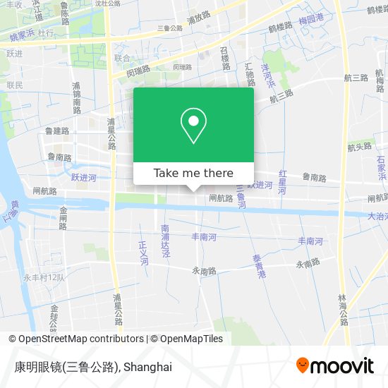 康明眼镜(三鲁公路) map